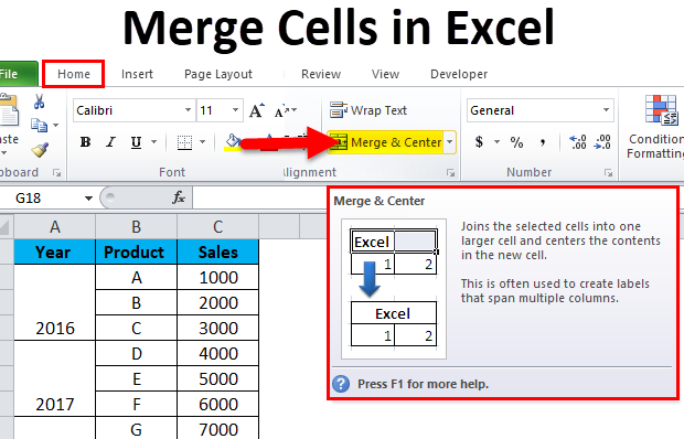 Merge cell values in excel vba